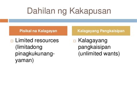 Palatandaan NG Kakapusan, Paraan Upang Mapamahalaan Ang .